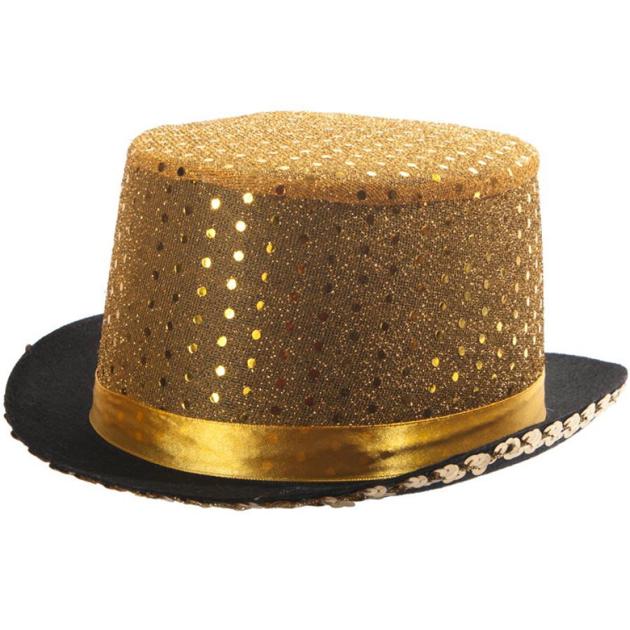 Sequin Top Hat Dance Hat, Burlesque Hat, New Year's Hat, Party Hat