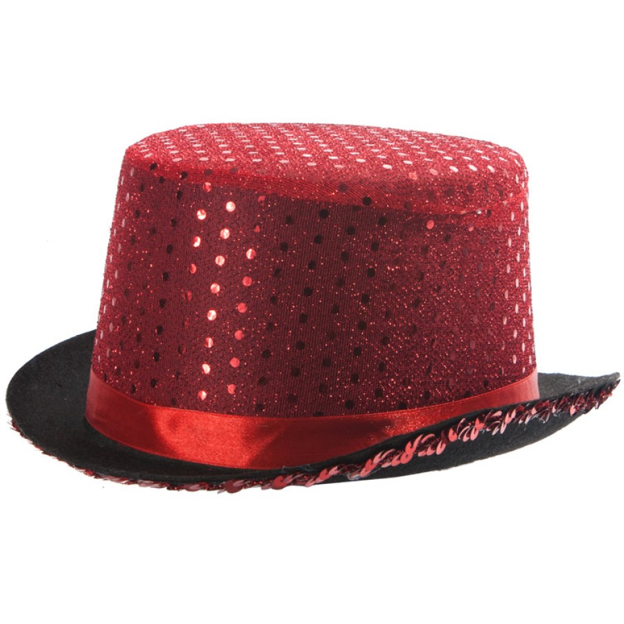 Sequin Top Hat Dance Hat, Burlesque Hat, New Year's Hat, Party Hat